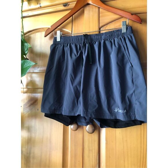 Pudolla Men's Elastic Waist Running Shorts Size M - Picture 3 of 8
